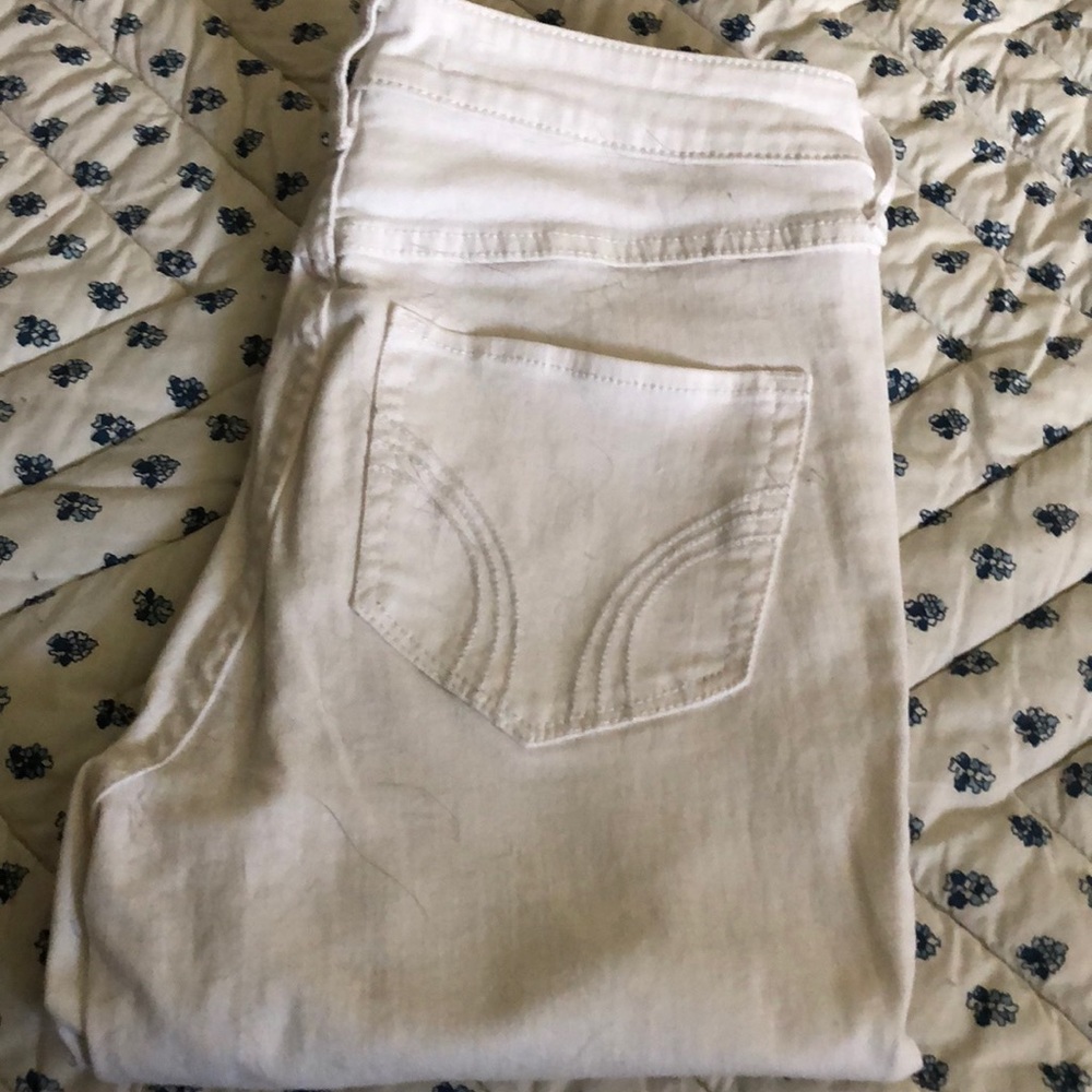 Hollister White Jeans